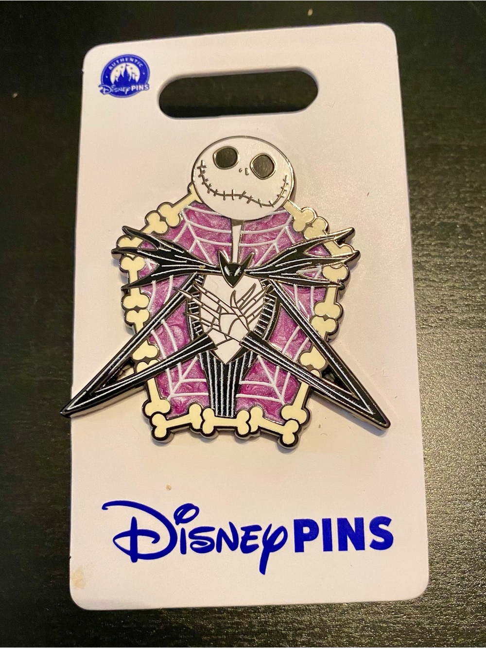 Disney Jack Skellington With Bones Pin Nightmare Before Christmas NWT
